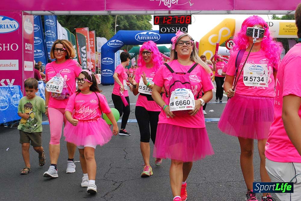 Carrera de la Mujer Sevilla meta 12 (arco derecho) desde 1h23 hasta 1h30