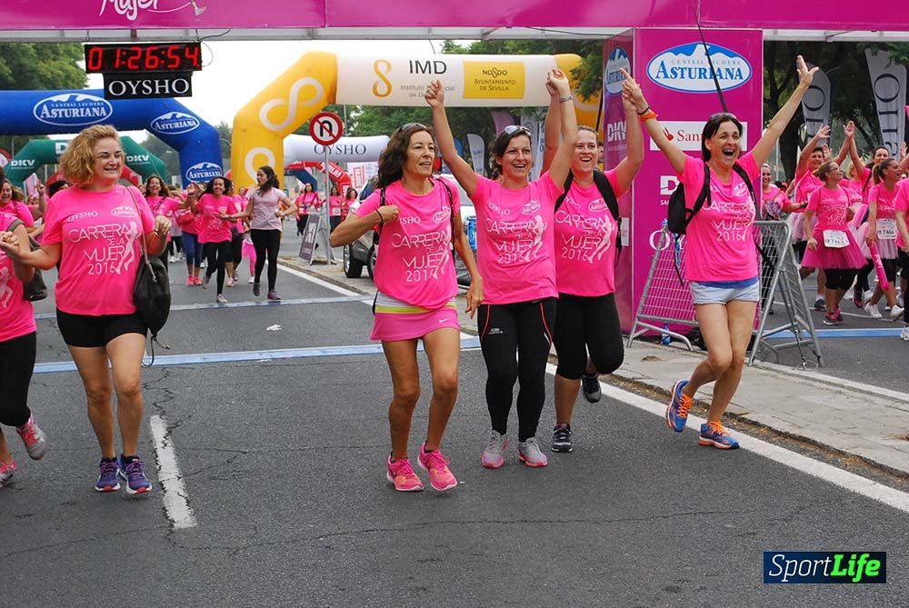 Carrera de la Mujer Sevilla meta 12 (arco derecho) desde 1h23 hasta 1h30