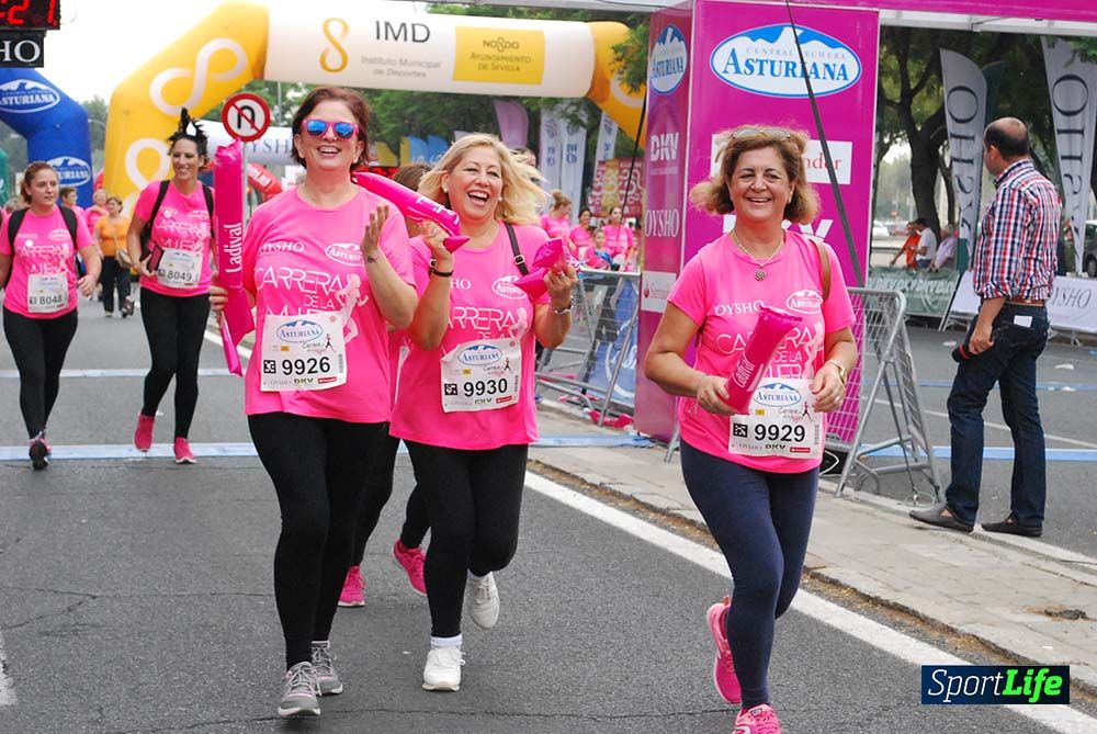 Carrera de la Mujer Sevilla meta 12 (arco derecho) desde 1h23 hasta 1h30