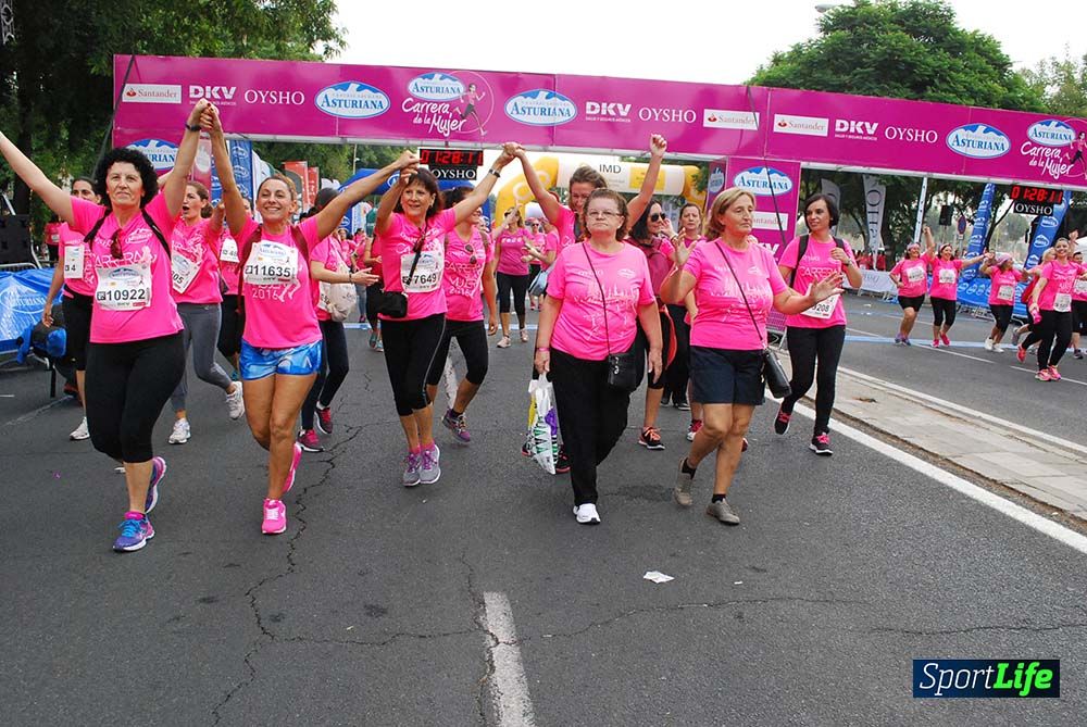 Carrera de la Mujer Sevilla meta 12 (arco derecho) desde 1h23 hasta 1h30