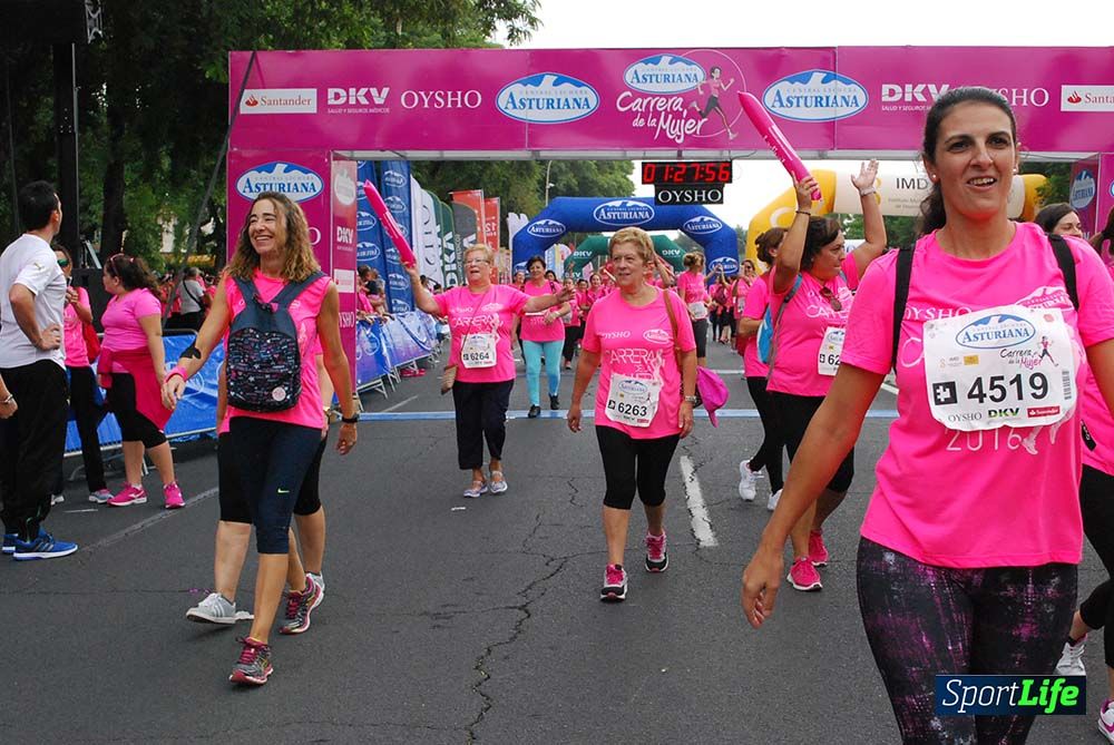 Carrera de la Mujer Sevilla meta 12 (arco derecho) desde 1h23 hasta 1h30