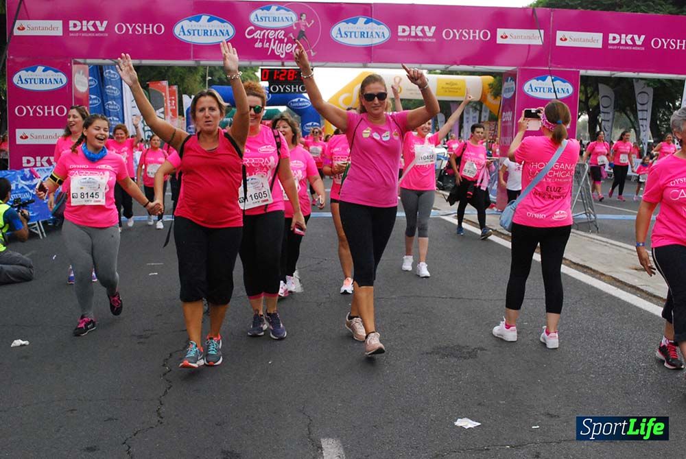 Carrera de la Mujer Sevilla meta 12 (arco derecho) desde 1h23 hasta 1h30