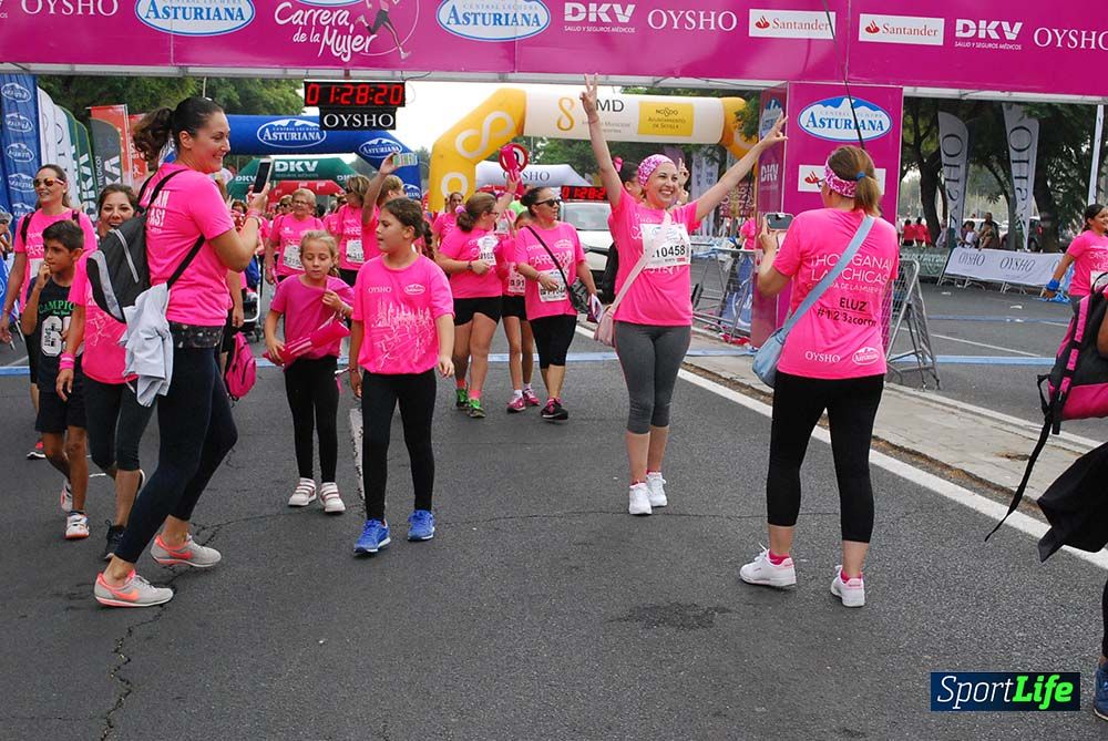 Carrera de la Mujer Sevilla meta 12 (arco derecho) desde 1h23 hasta 1h30