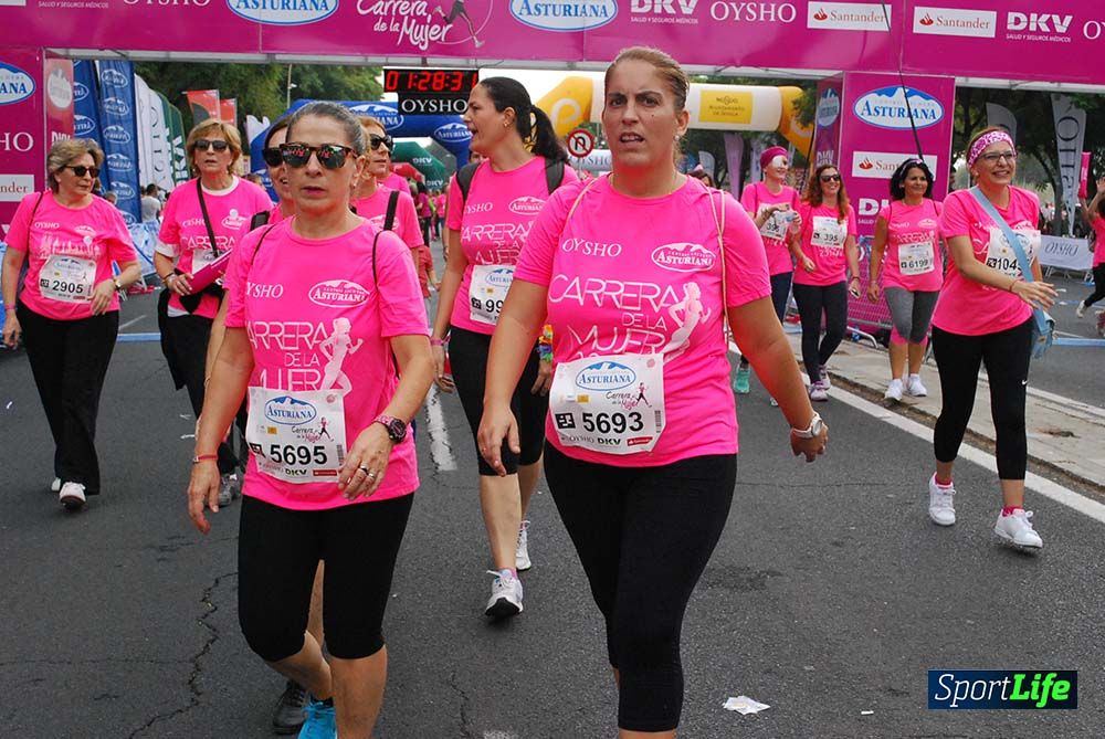Carrera de la Mujer Sevilla meta 12 (arco derecho) desde 1h23 hasta 1h30