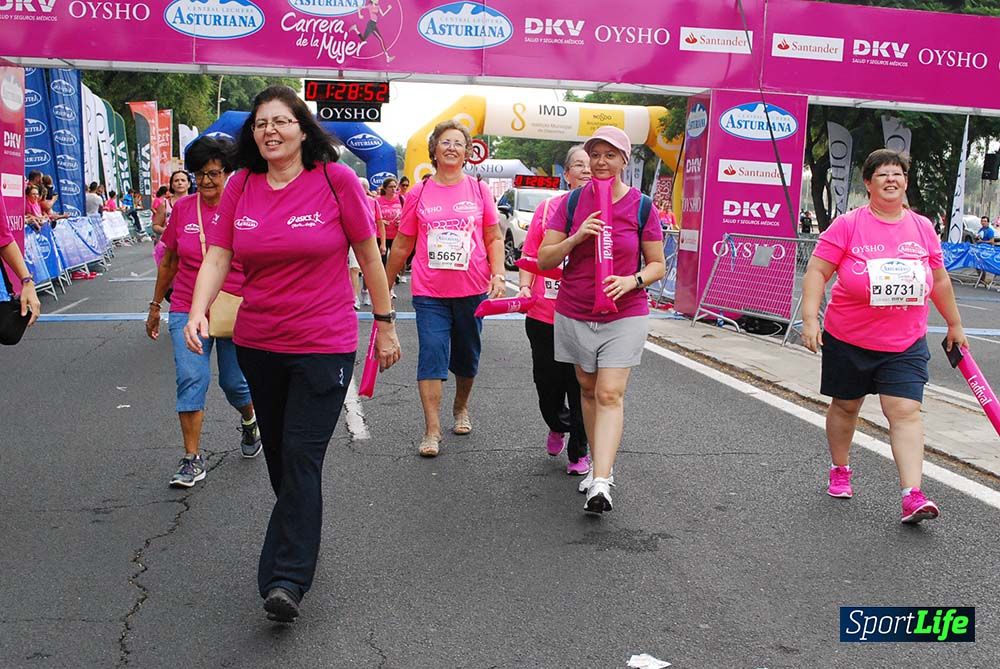 Carrera de la Mujer Sevilla meta 12 (arco derecho) desde 1h23 hasta 1h30