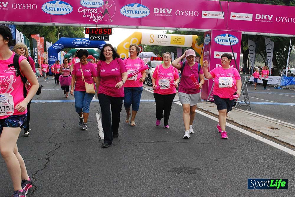 Carrera de la Mujer Sevilla meta 12 (arco derecho) desde 1h23 hasta 1h30