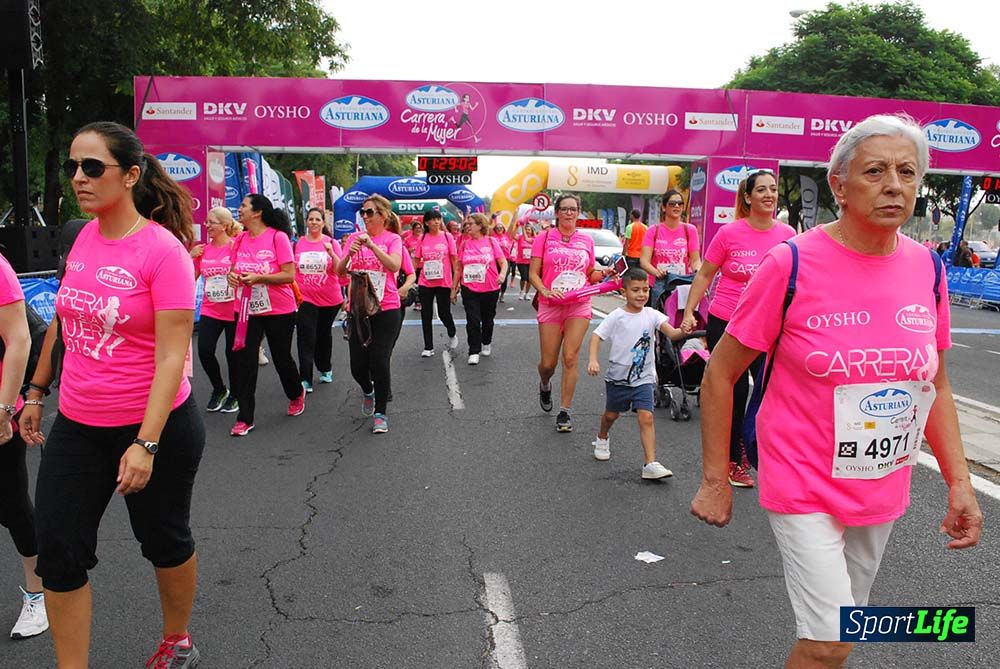 Carrera de la Mujer Sevilla meta 12 (arco derecho) desde 1h23 hasta 1h30