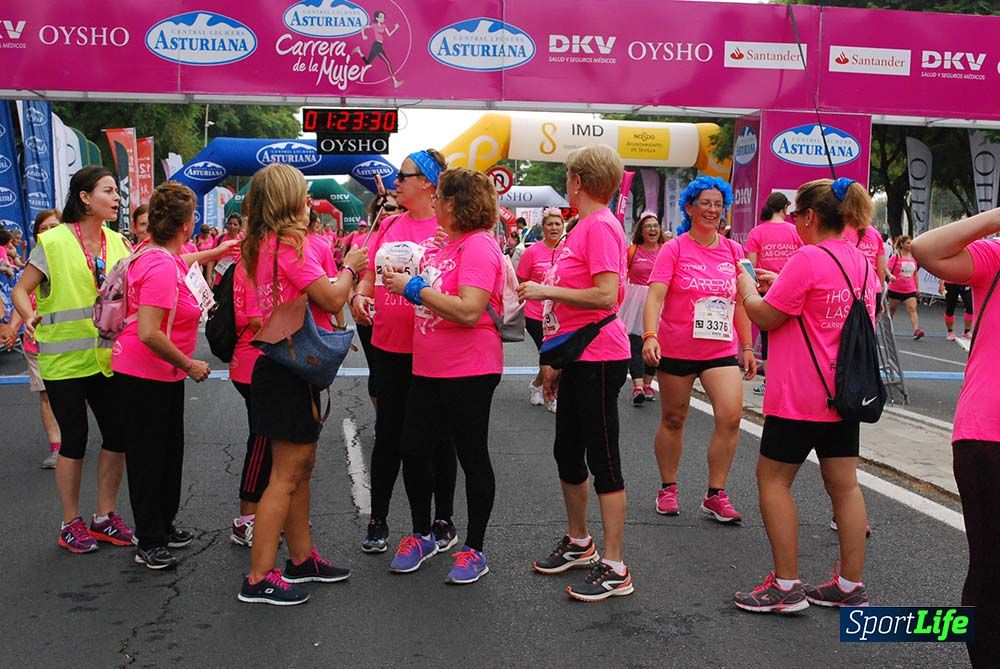 Carrera de la Mujer Sevilla meta 12 (arco derecho) desde 1h23 hasta 1h30