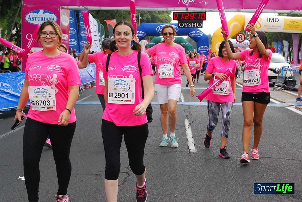 Carrera de la Mujer Sevilla meta 12 (arco derecho) desde 1h23 hasta 1h30