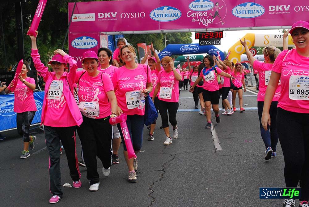 Carrera de la Mujer Sevilla meta 12 (arco derecho) desde 1h23 hasta 1h30