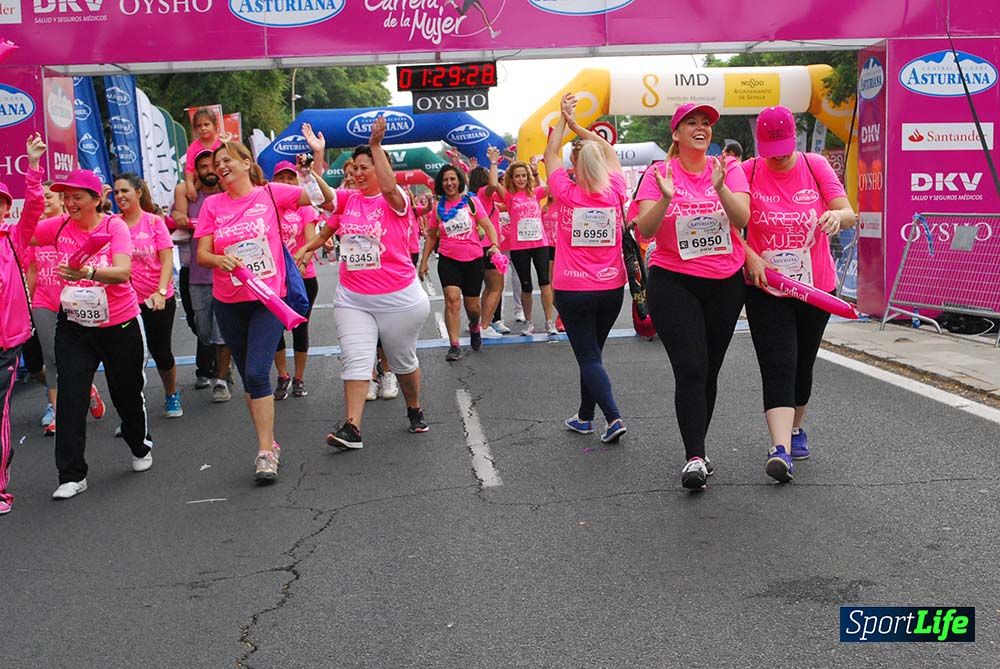 Carrera de la Mujer Sevilla meta 12 (arco derecho) desde 1h23 hasta 1h30