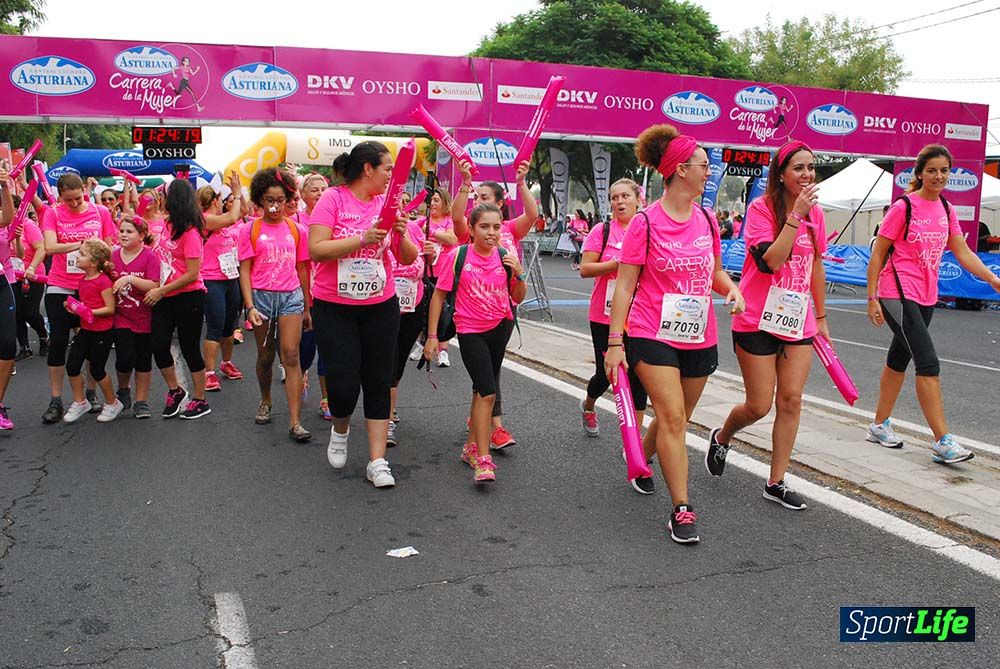 Carrera de la Mujer Sevilla meta 12 (arco derecho) desde 1h23 hasta 1h30
