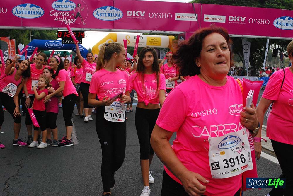Carrera de la Mujer Sevilla meta 12 (arco derecho) desde 1h23 hasta 1h30