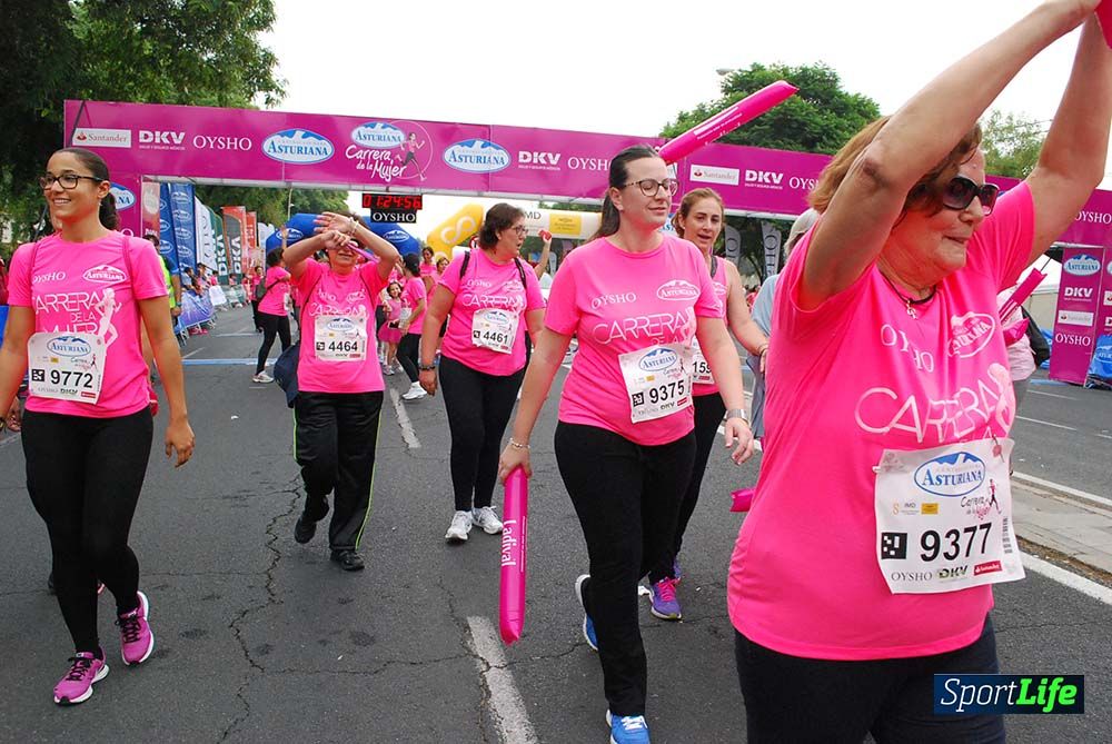 Carrera de la Mujer Sevilla meta 12 (arco derecho) desde 1h23 hasta 1h30