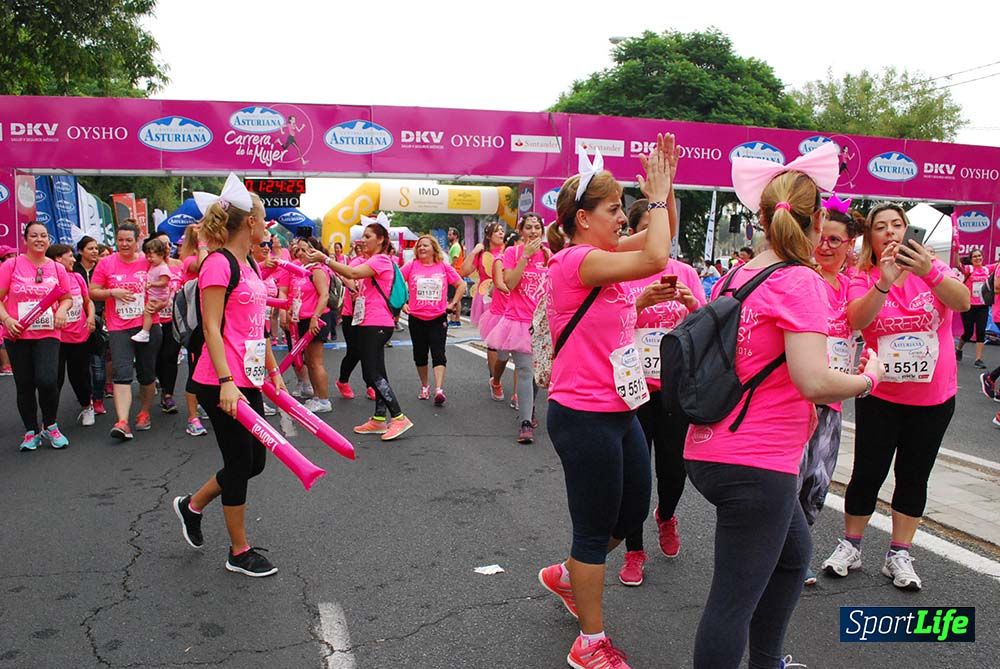 Carrera de la Mujer Sevilla meta 12 (arco derecho) desde 1h23 hasta 1h30