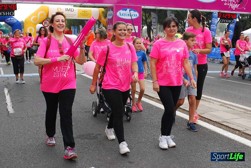 Carrera de la Mujer Sevilla meta 12 (arco derecho) desde 1h23 hasta 1h30