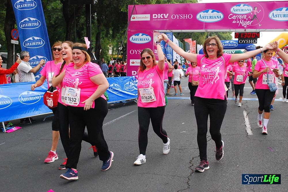 Carrera de la Mujer Sevilla meta 12 (arco derecho) desde 1h23 hasta 1h30