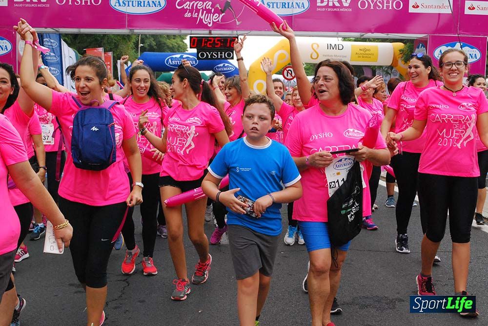 Carrera de la Mujer Sevilla meta 12 (arco derecho) desde 1h23 hasta 1h30
