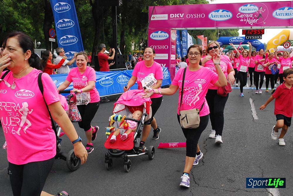 Carrera de la Mujer Sevilla meta 12 (arco derecho) desde 1h23 hasta 1h30