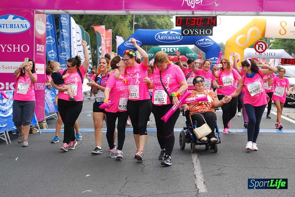 Carrera de la Mujer Sevilla meta 12 (arco derecho) desde 1h23 hasta 1h30