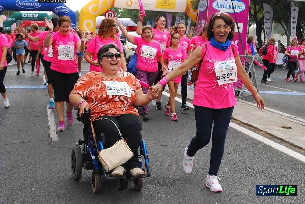 Carrera de la Mujer Sevilla meta 12 (arco derecho) desde 1h23 hasta 1h30