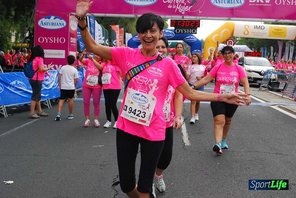Carrera de la Mujer Sevilla meta 12 (arco derecho) desde 1h23 hasta 1h30