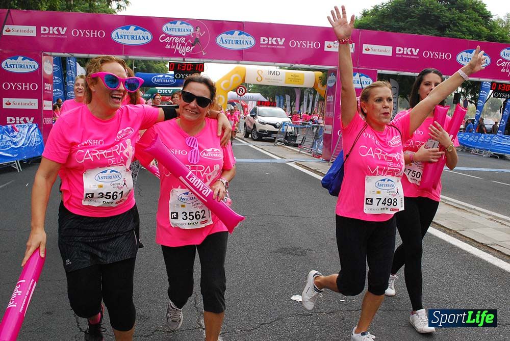 Carrera de la Mujer Sevilla meta 12 (arco derecho) desde 1h23 hasta 1h30