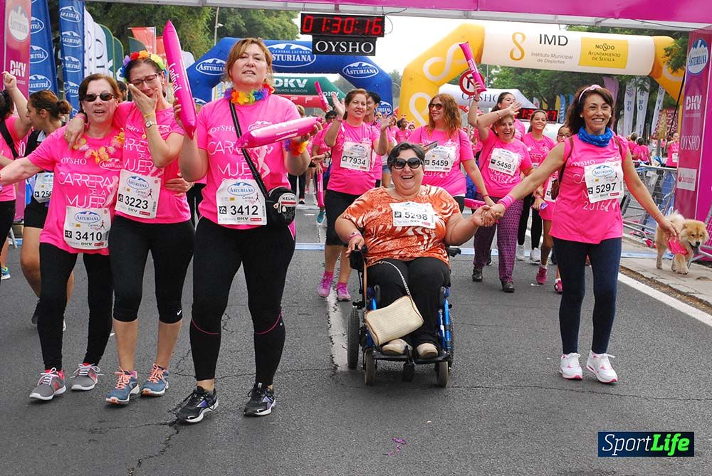 Carrera de la Mujer Sevilla meta 12 (arco derecho) desde 1h23 hasta 1h30