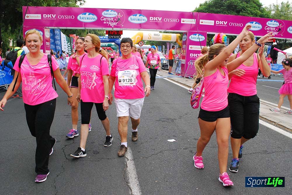 Carrera de la Mujer Sevilla meta 12 (arco derecho) desde 1h23 hasta 1h30