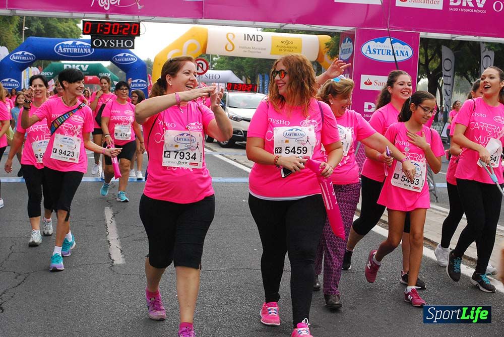 Carrera de la Mujer Sevilla meta 12 (arco derecho) desde 1h23 hasta 1h30