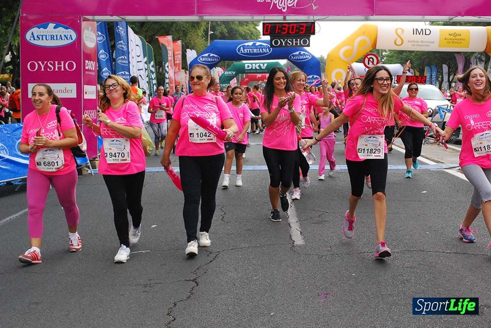Carrera de la Mujer Sevilla meta 12 (arco derecho) desde 1h23 hasta 1h30
