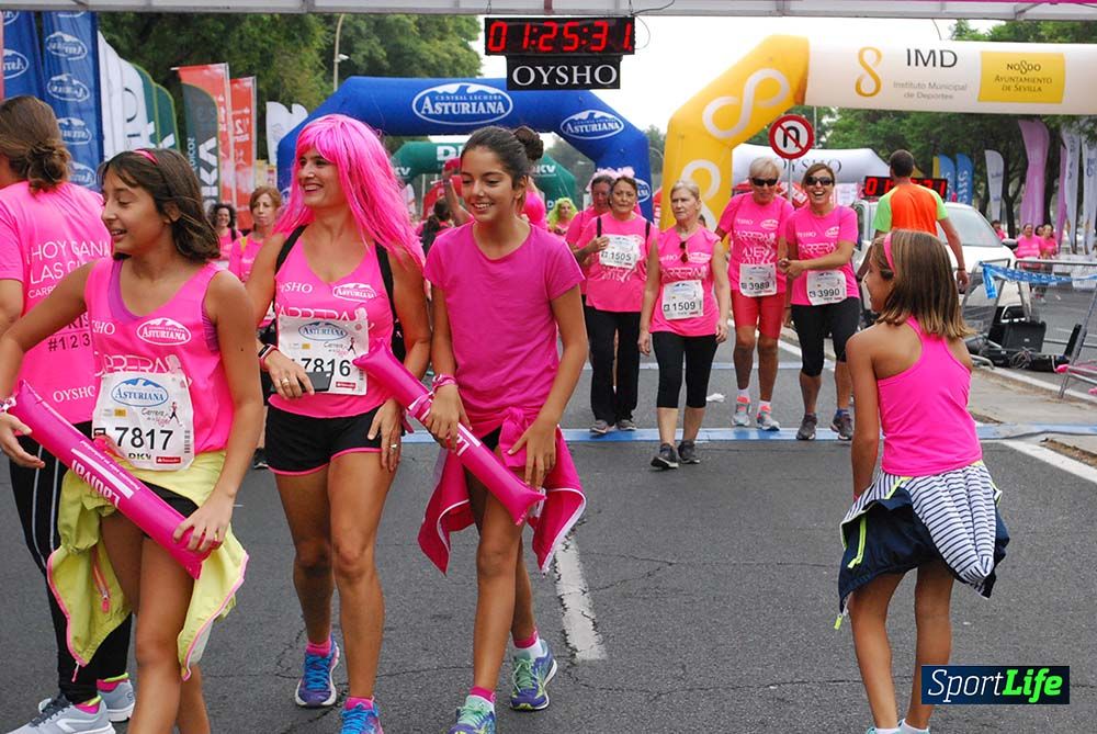 Carrera de la Mujer Sevilla meta 12 (arco derecho) desde 1h23 hasta 1h30