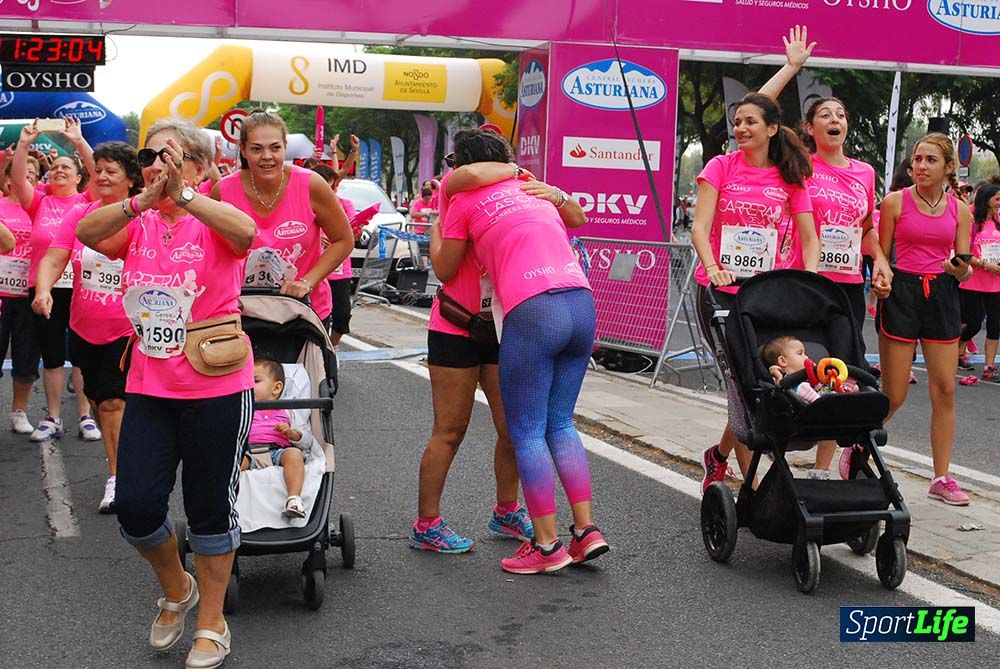 Carrera de la Mujer Sevilla meta 12 (arco derecho) desde 1h23 hasta 1h30