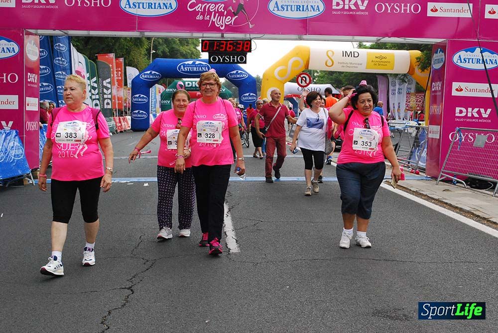 Carrera de la Mujer Sevilla meta 13 (arco derecho) desde 1h 30 hasta 1h 38