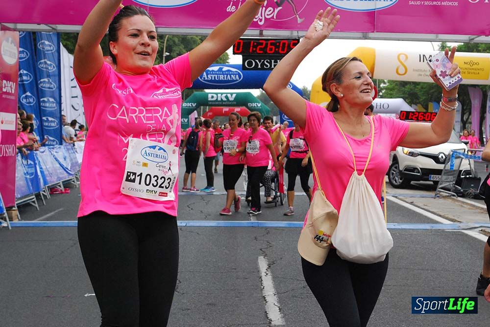 Carrera de la Mujer Sevilla meta 12 (arco derecho) desde 1h23 hasta 1h30