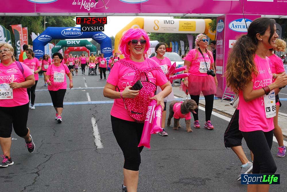 Carrera de la Mujer Sevilla meta 12 (arco derecho) desde 1h23 hasta 1h30