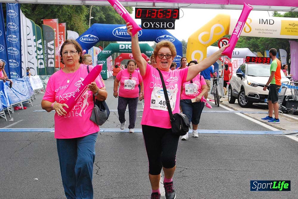 Carrera de la Mujer Sevilla meta 13 (arco derecho) desde 1h 30 hasta 1h 38
