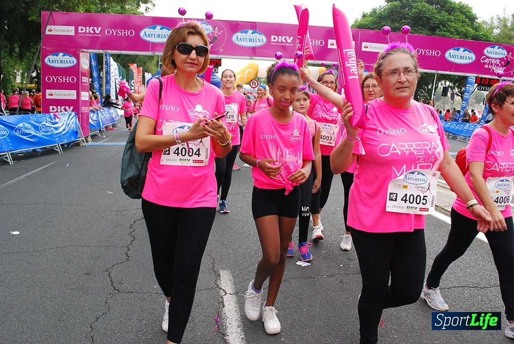 Carrera de la Mujer Sevilla meta 13 (arco derecho) desde 1h 30 hasta 1h 38