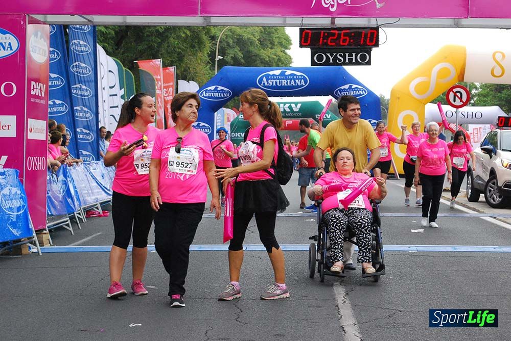 Carrera de la Mujer Sevilla meta 12 (arco derecho) desde 1h23 hasta 1h30