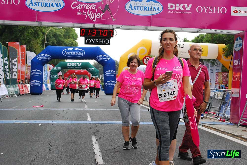 Carrera de la Mujer Sevilla meta 13 (arco derecho) desde 1h 30 hasta 1h 38