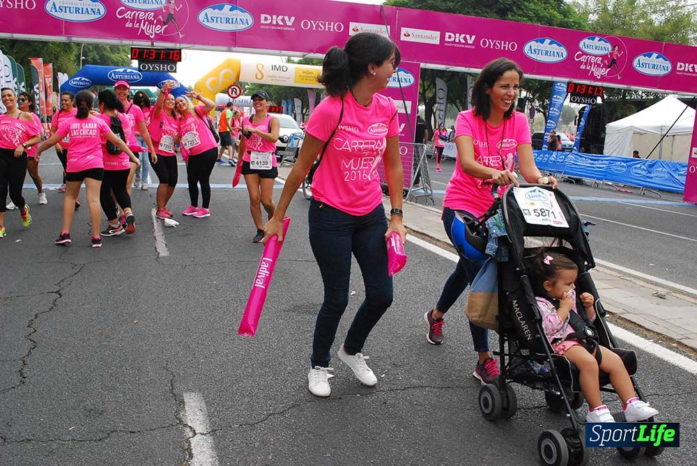 Carrera de la Mujer Sevilla meta 13 (arco derecho) desde 1h 30 hasta 1h 38