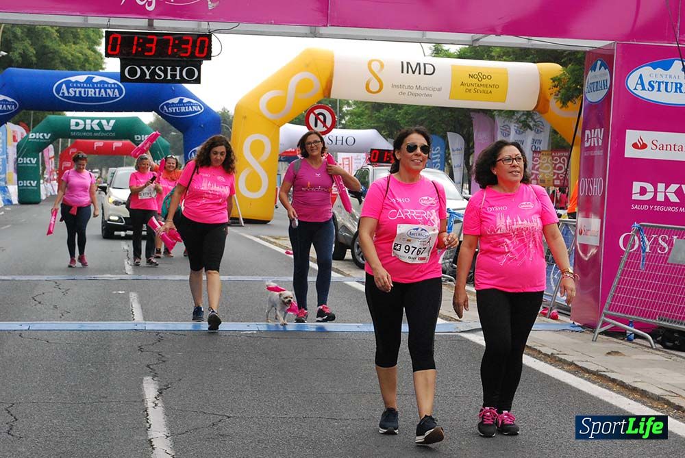 Carrera de la Mujer Sevilla meta 13 (arco derecho) desde 1h 30 hasta 1h 38
