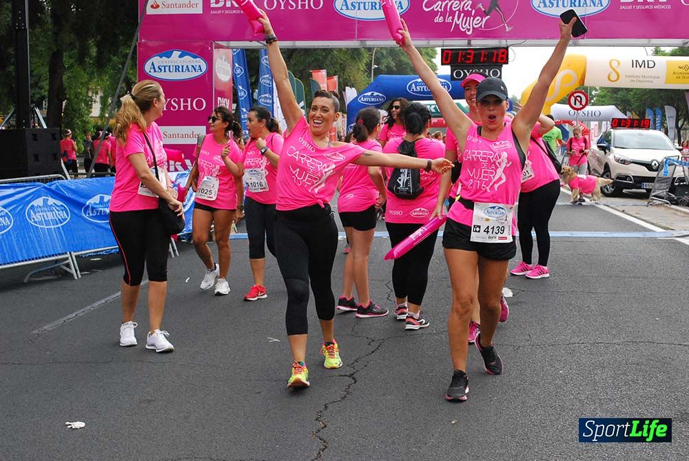 Carrera de la Mujer Sevilla meta 13 (arco derecho) desde 1h 30 hasta 1h 38