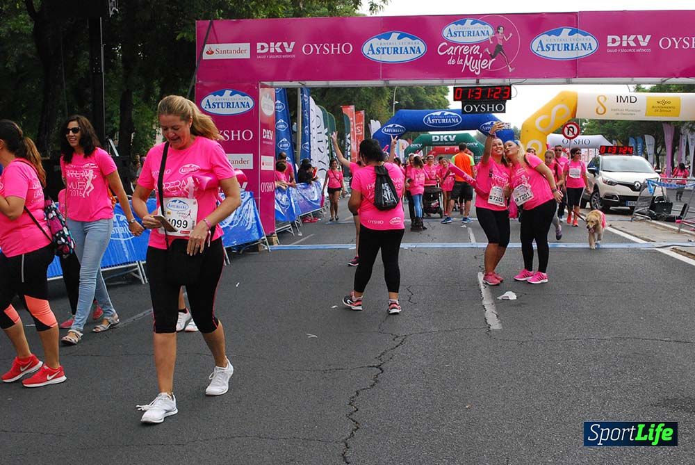 Carrera de la Mujer Sevilla meta 13 (arco derecho) desde 1h 30 hasta 1h 38