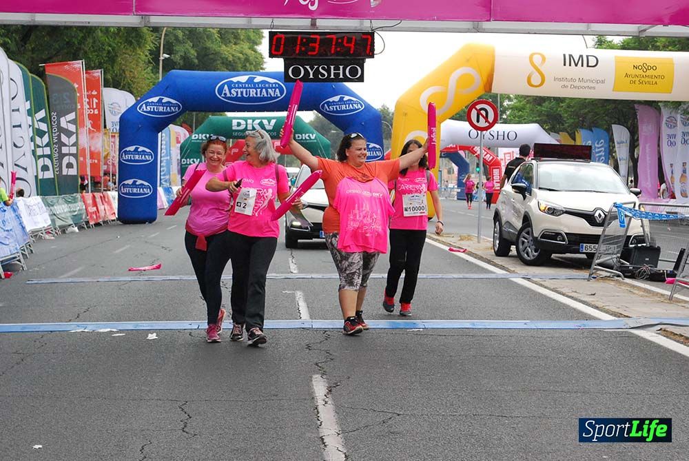 Carrera de la Mujer Sevilla meta 13 (arco derecho) desde 1h 30 hasta 1h 38
