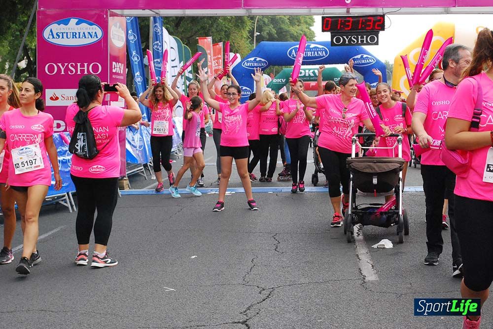 Carrera de la Mujer Sevilla meta 13 (arco derecho) desde 1h 30 hasta 1h 38