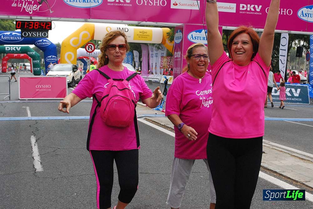 Carrera de la Mujer Sevilla meta 13 (arco derecho) desde 1h 30 hasta 1h 38