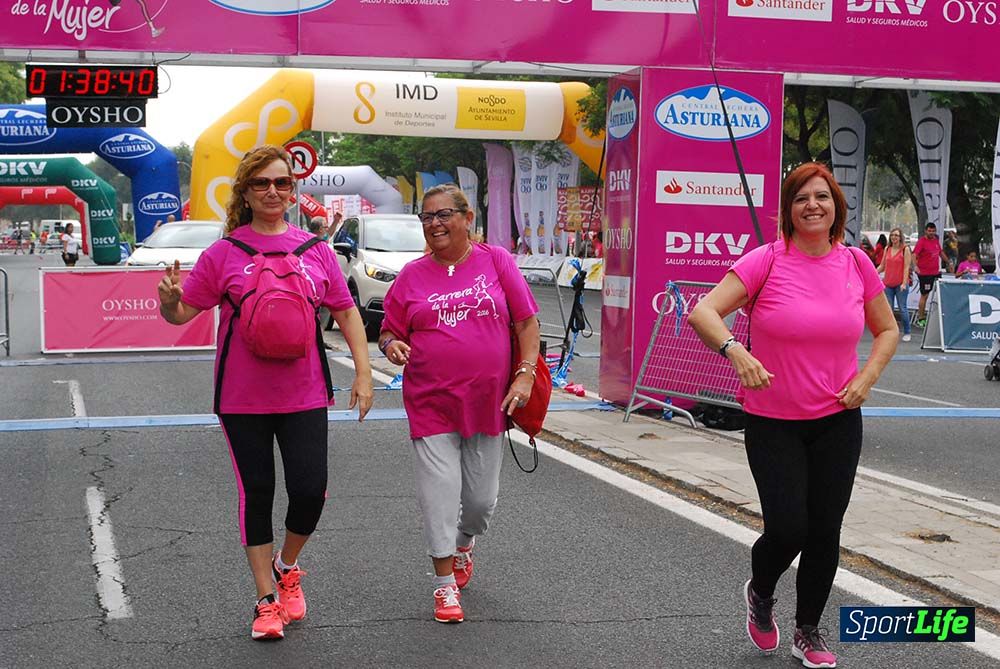 Carrera de la Mujer Sevilla meta 13 (arco derecho) desde 1h 30 hasta 1h 38
