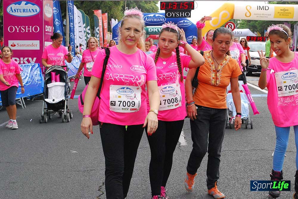 Carrera de la Mujer Sevilla meta 13 (arco derecho) desde 1h 30 hasta 1h 38