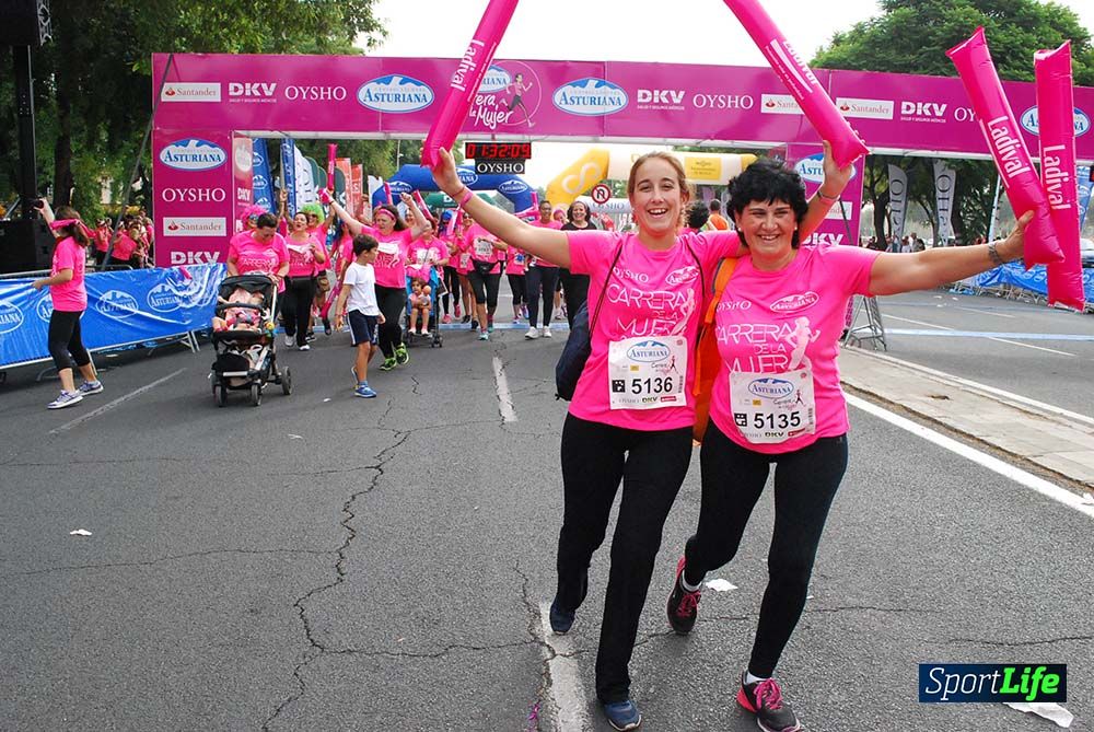 Carrera de la Mujer Sevilla meta 13 (arco derecho) desde 1h 30 hasta 1h 38